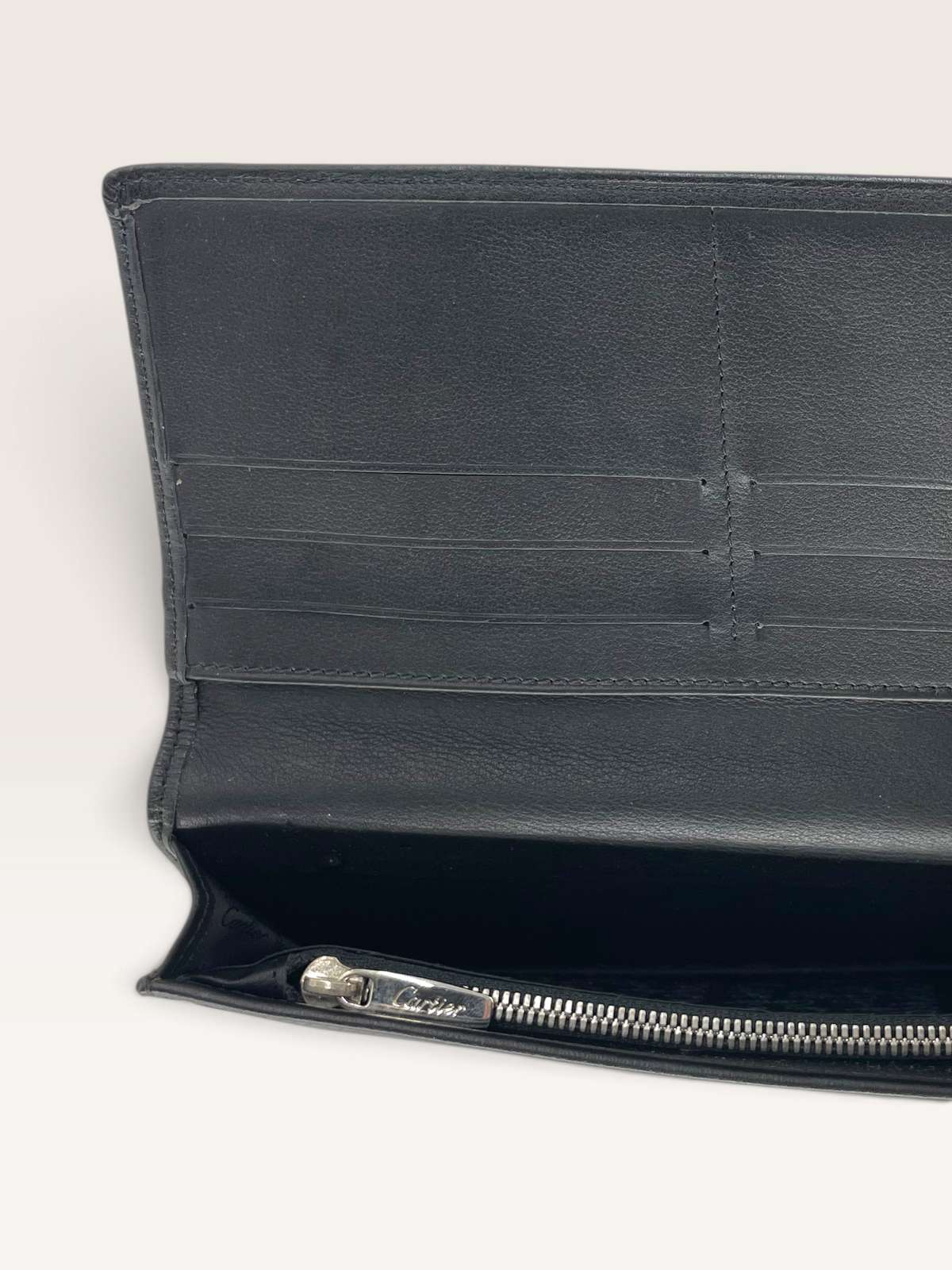 Cartier portefeuille en cuir