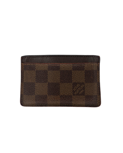 Louis Vuitton Porte-cartes damier marron