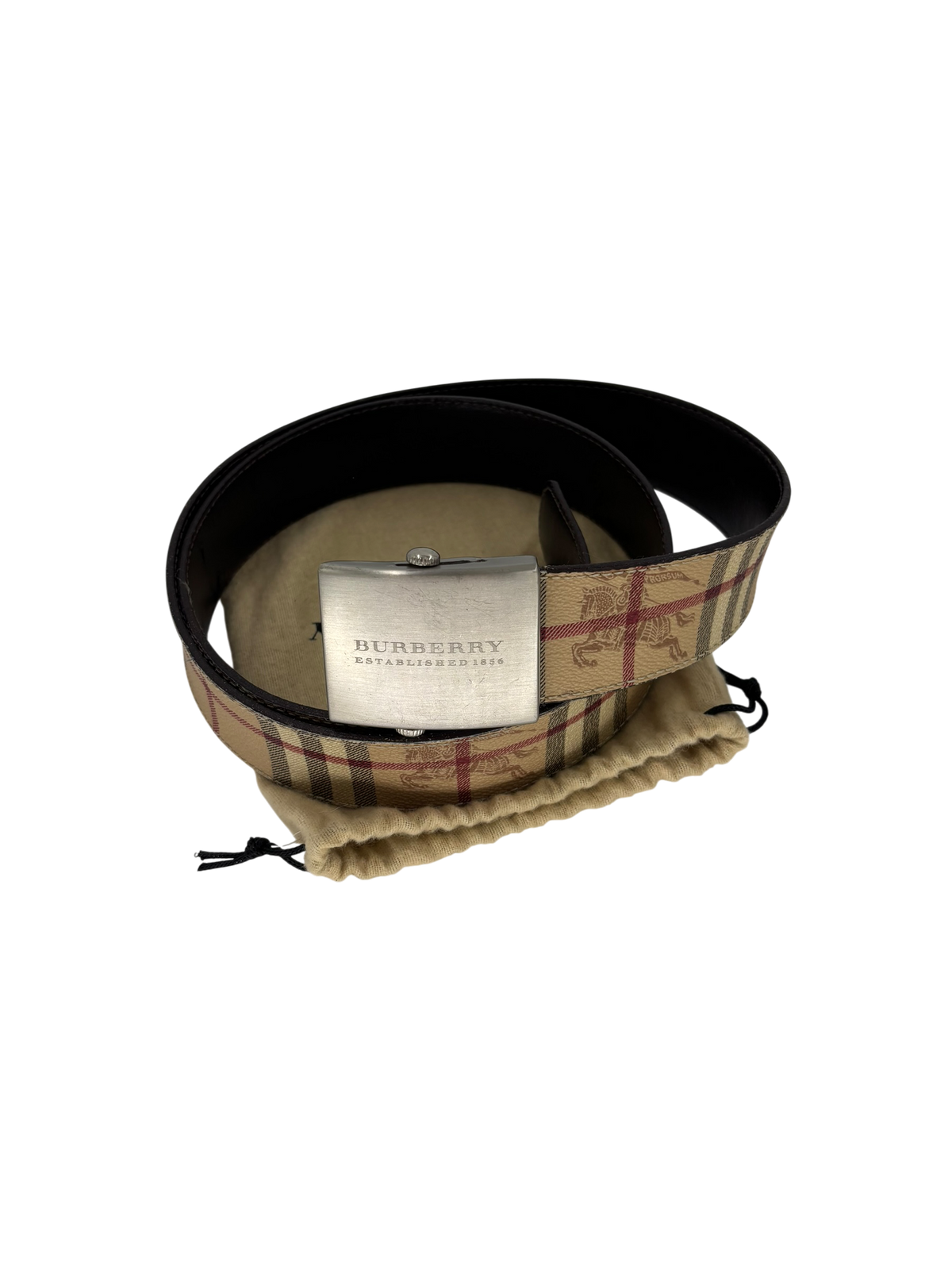 Burberry Ceinture Tartan Beige