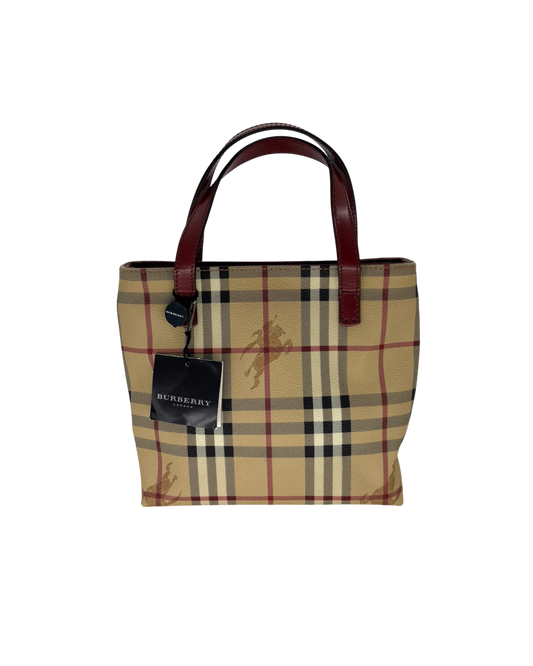 Burberry Sac à main Tartan beige