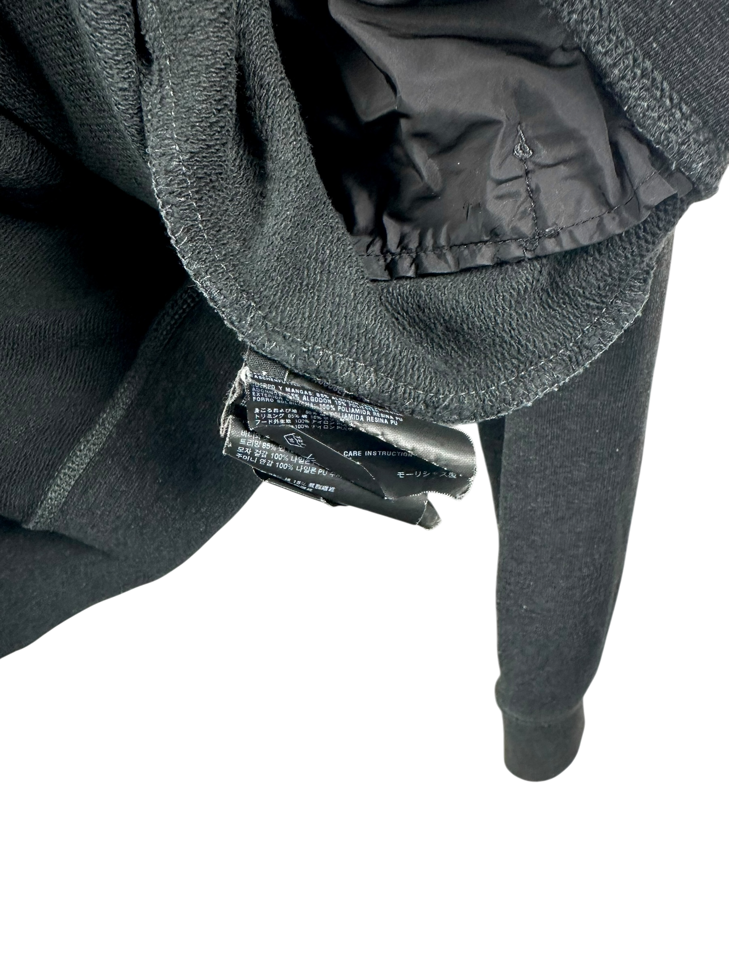 Prada gilet à capuche bi matière