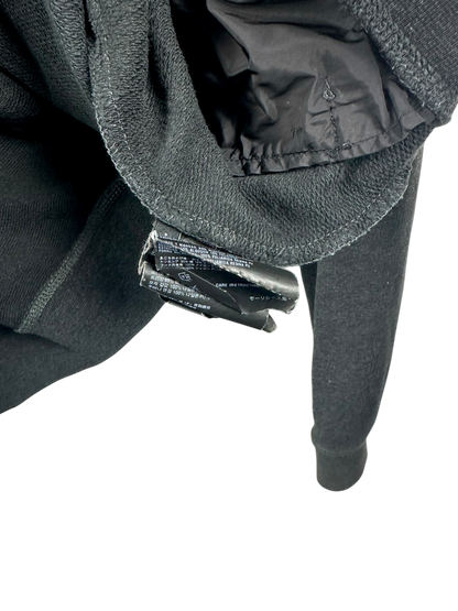 Prada gilet à capuche bi matière