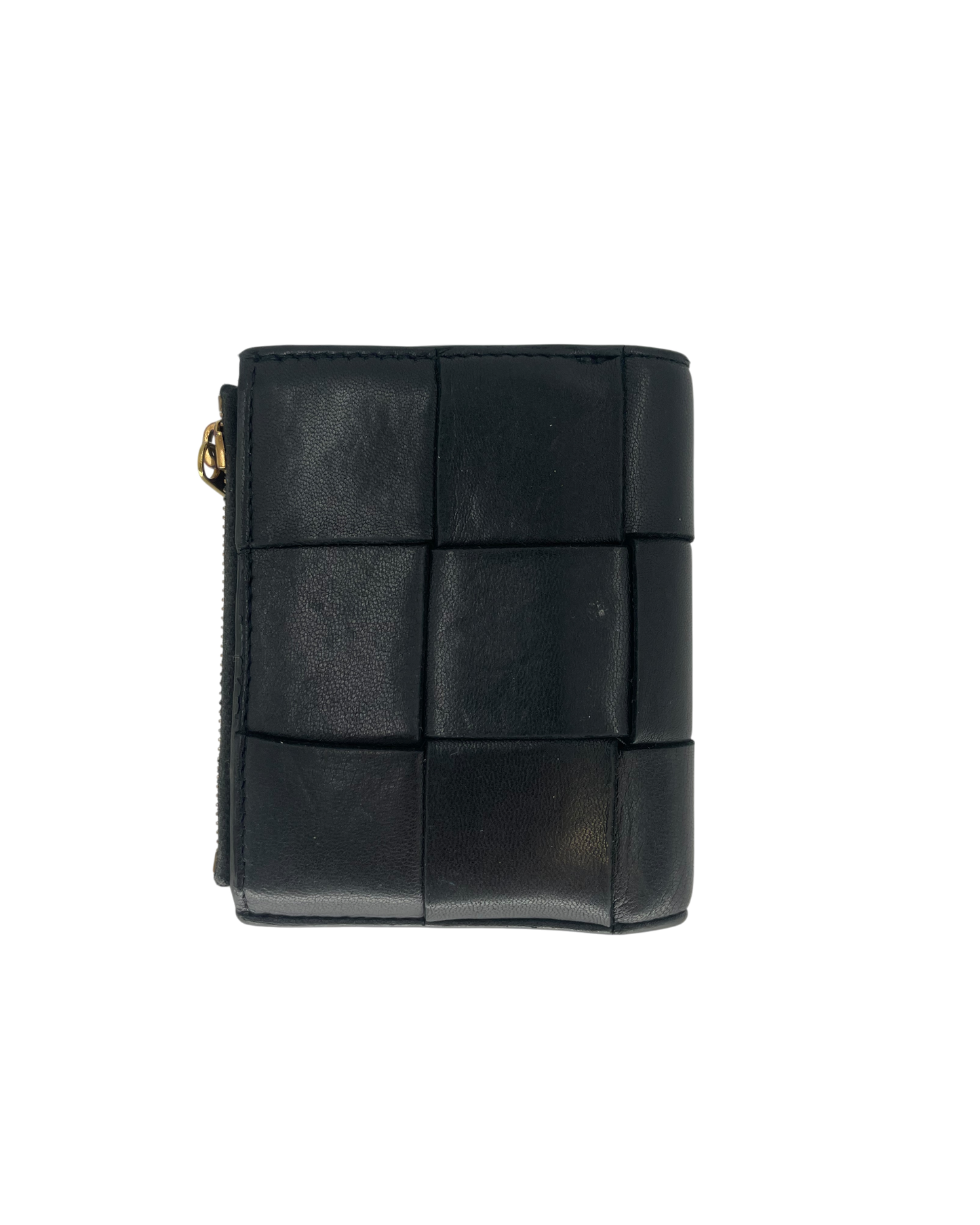 Bottega Veneta Portefeuille en cuir noir