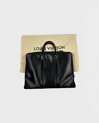 Louis Vuitton suitcase épi black