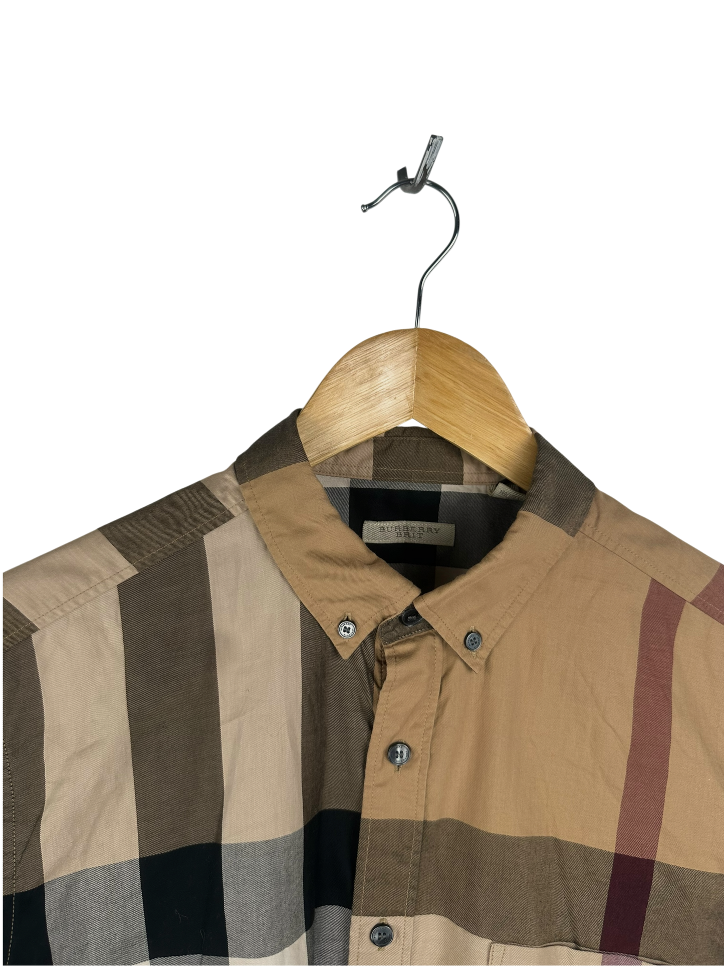 Burberry chemise à manches courtes