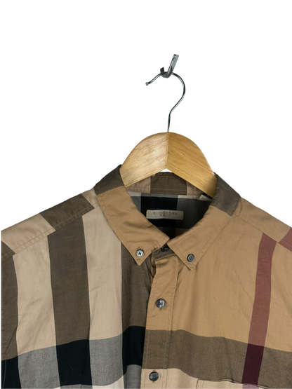 Burberry chemise à manches courtes