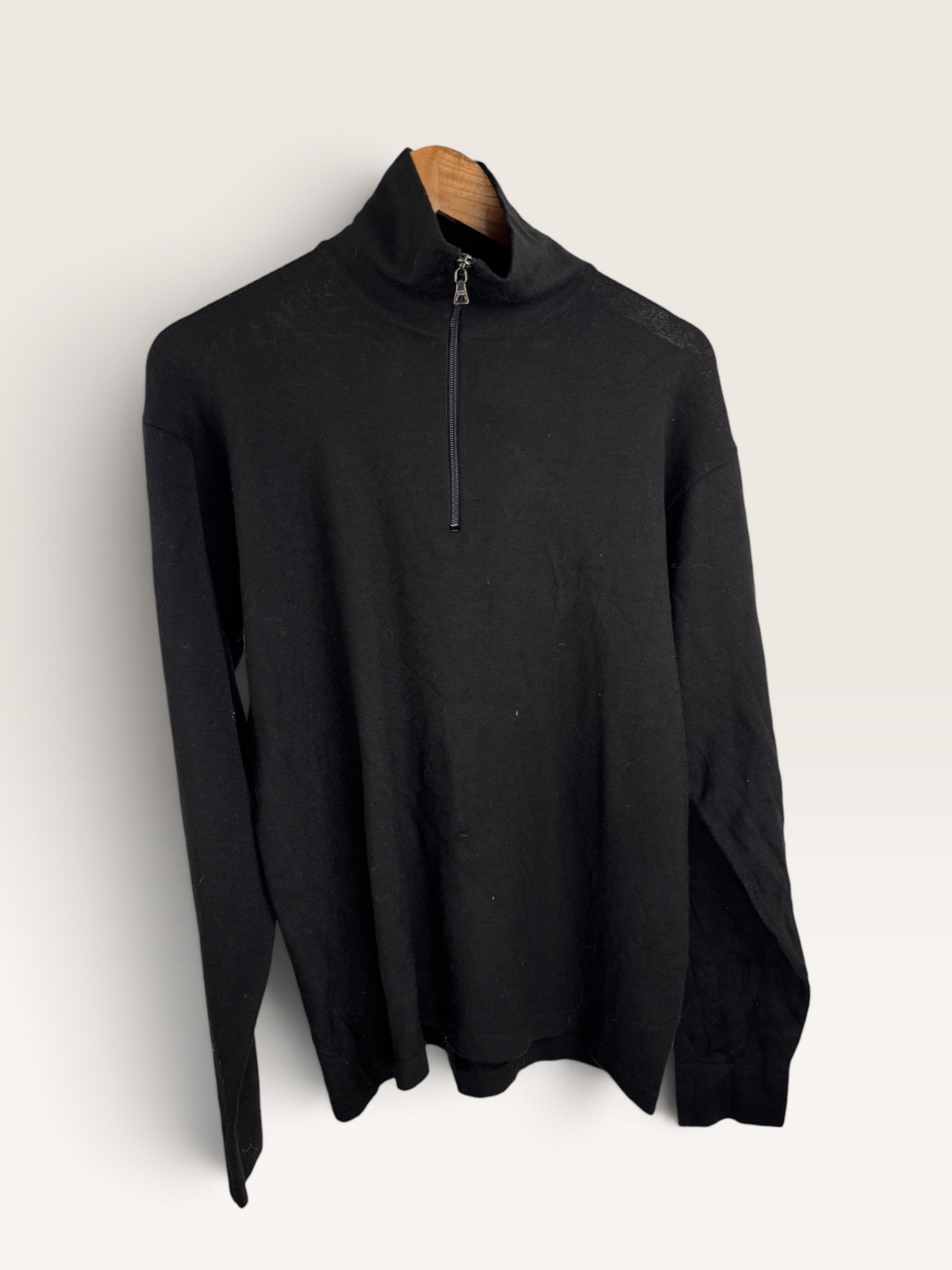 Prada halfzip pull en laine