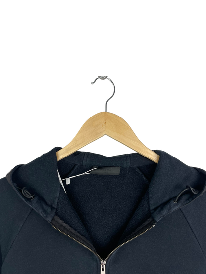 Prada gilet à capuche bi-matière
