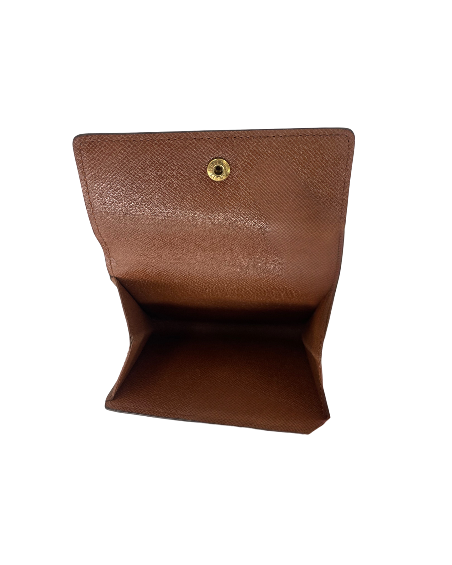 Louis Vuitton Porte-monnaie en cuir marron