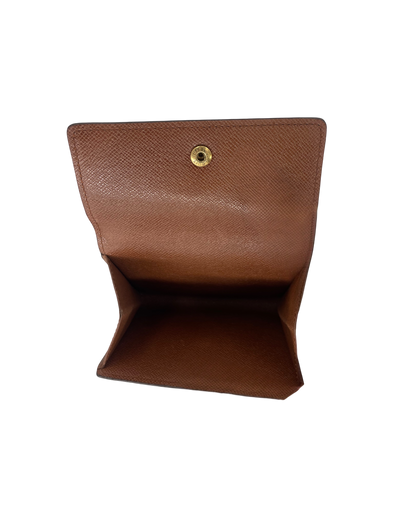 Louis Vuitton Porte-monnaie en cuir marron