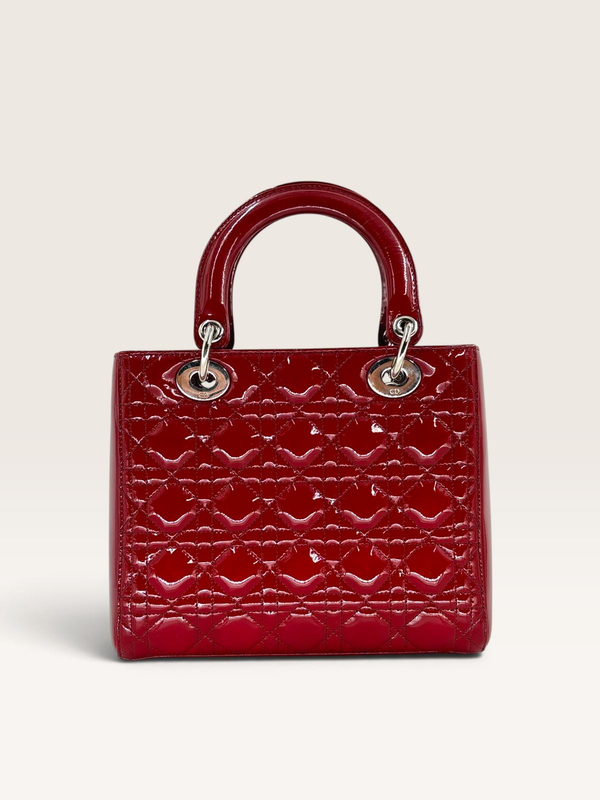 Dior Lady medium cuir vernis