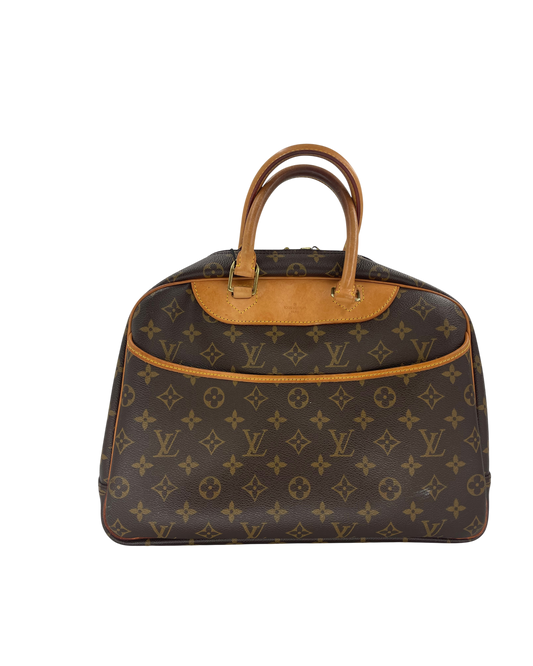 Louis Vuitton sac à main Deauville monogram marron