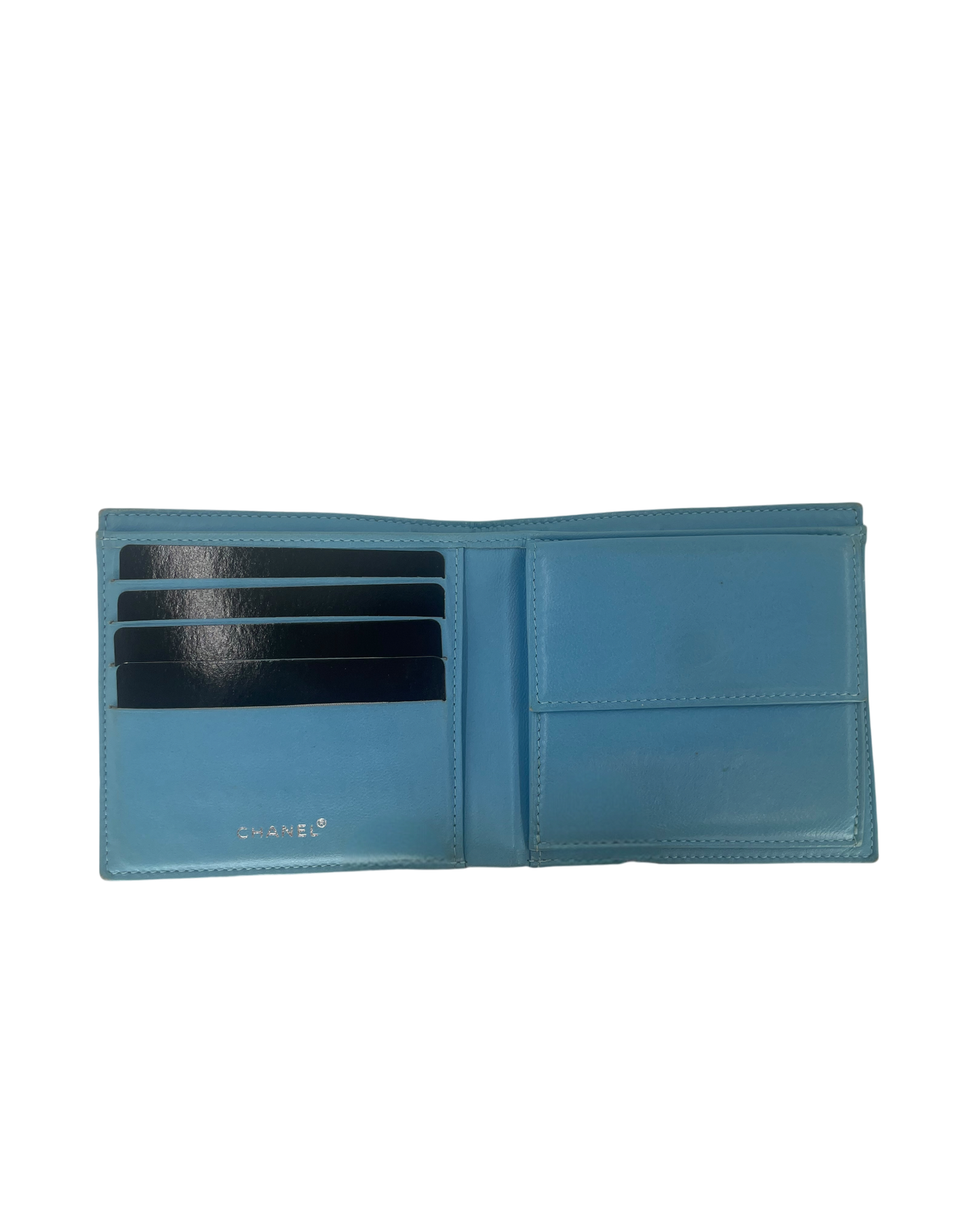 Chanel Portefeuille bleu