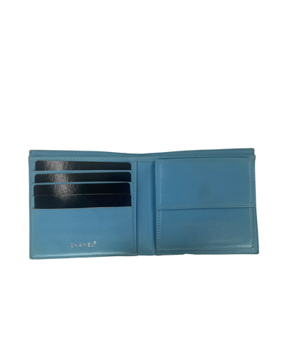 Chanel Portefeuille bleu