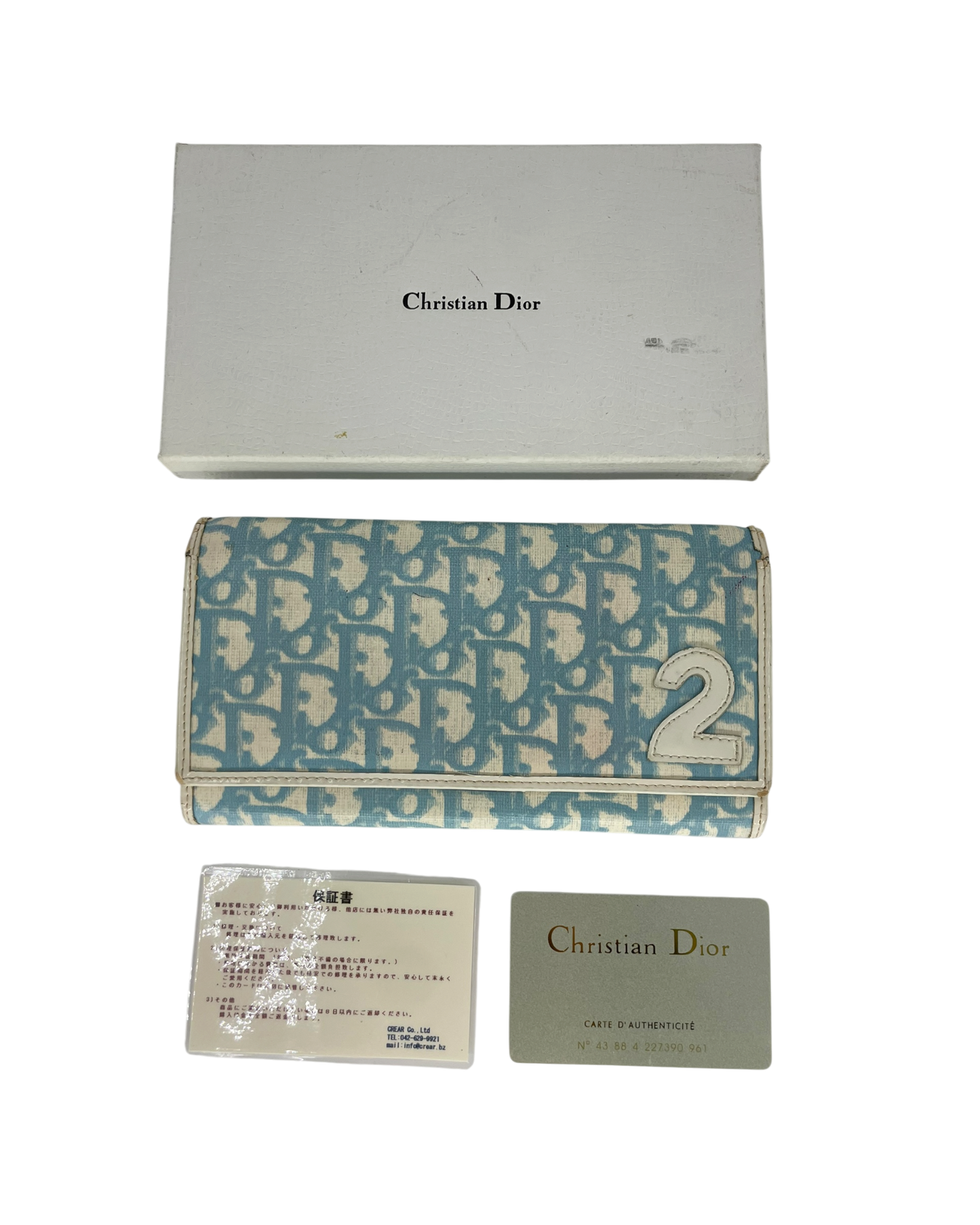 Dior portemonnaie