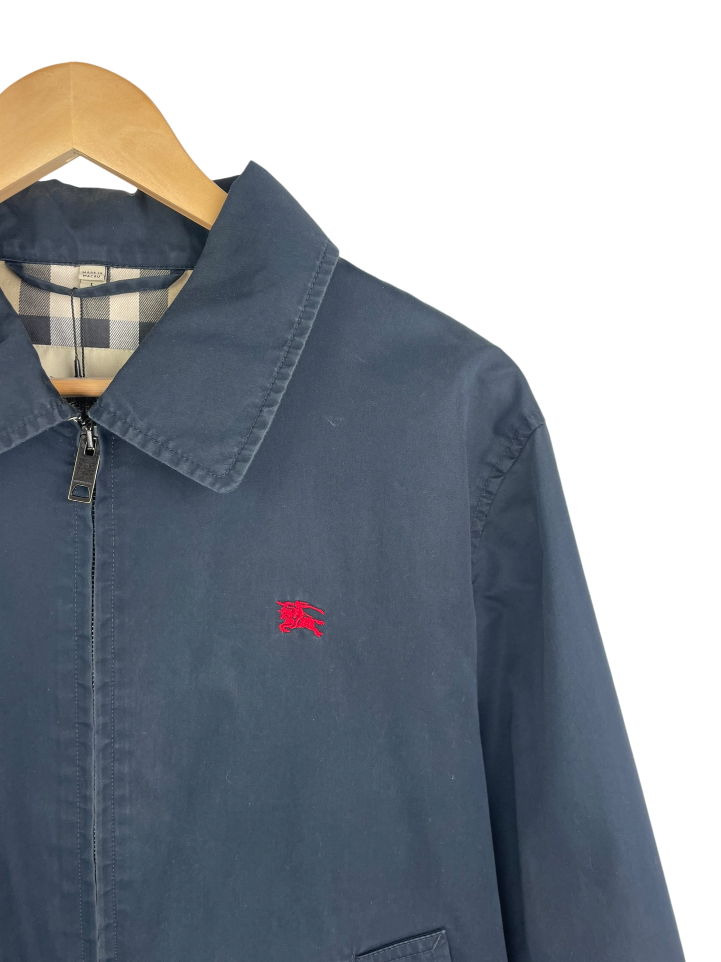 Burberry veste intérieur tartan
