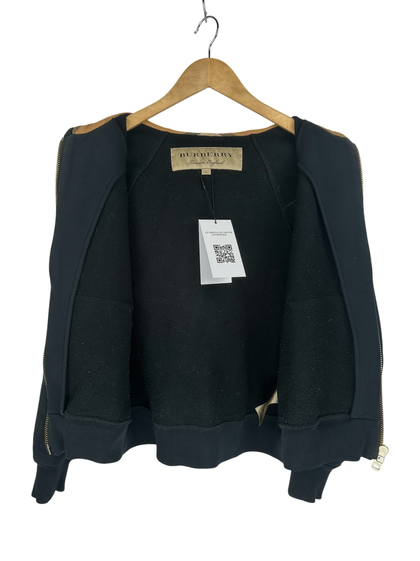 Burberry gilet à capuche