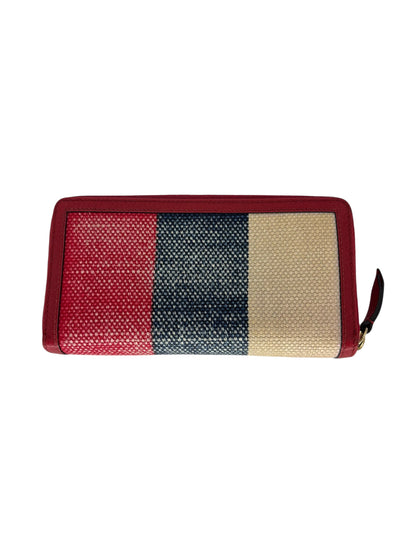 Gucci Porte-monnaie en cuir rouge