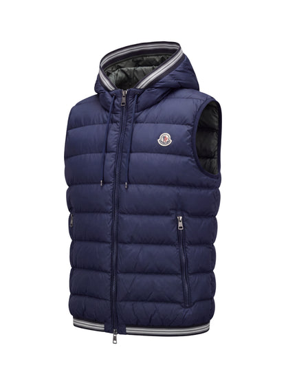 Moncler doudoune sans manches à capuche