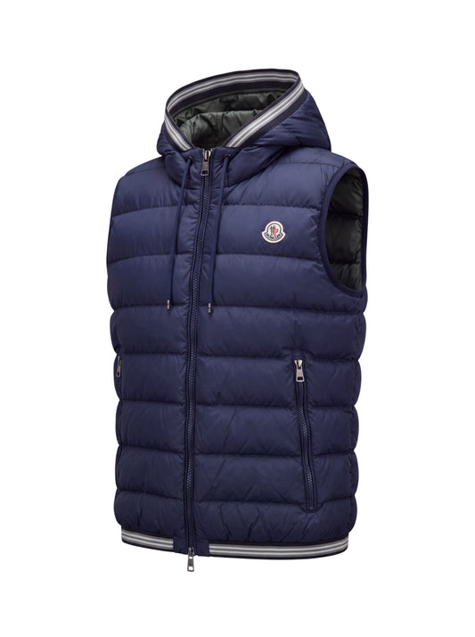 Moncler doudoune sans manches à capuche