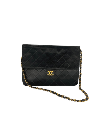 Chanel sac bandoulière cuir noir