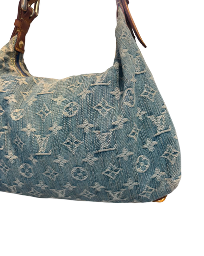 Louis Vuitton Sac porté épaule denim