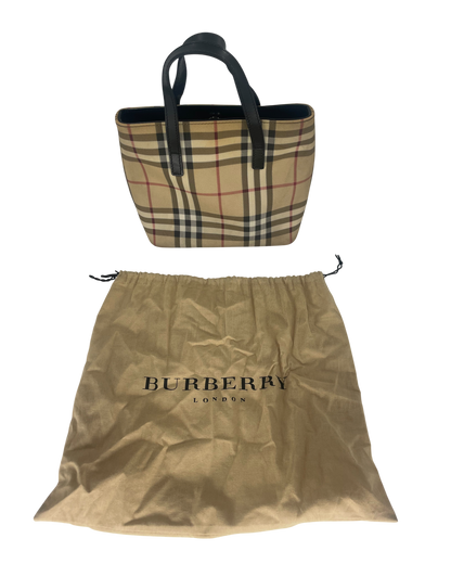 Burberry Sac à main tartan beige