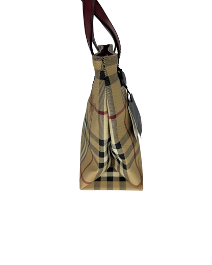 Burberry Sac à main Tartan beige
