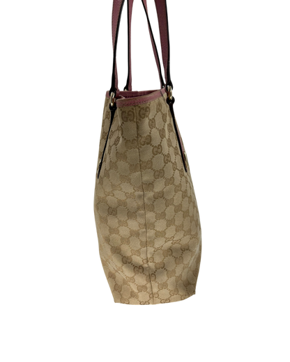 Gucci Sac à main en toile GG beige