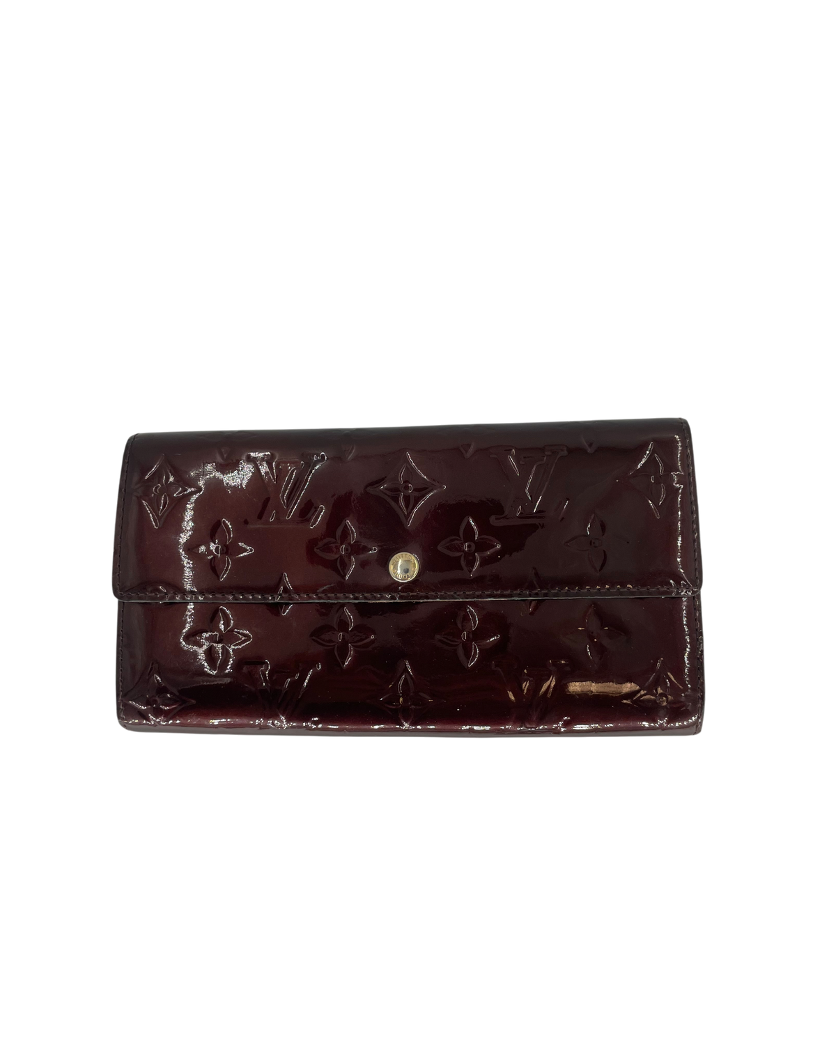 Louis Vuitton Portefeuille Sarah cuir vernis