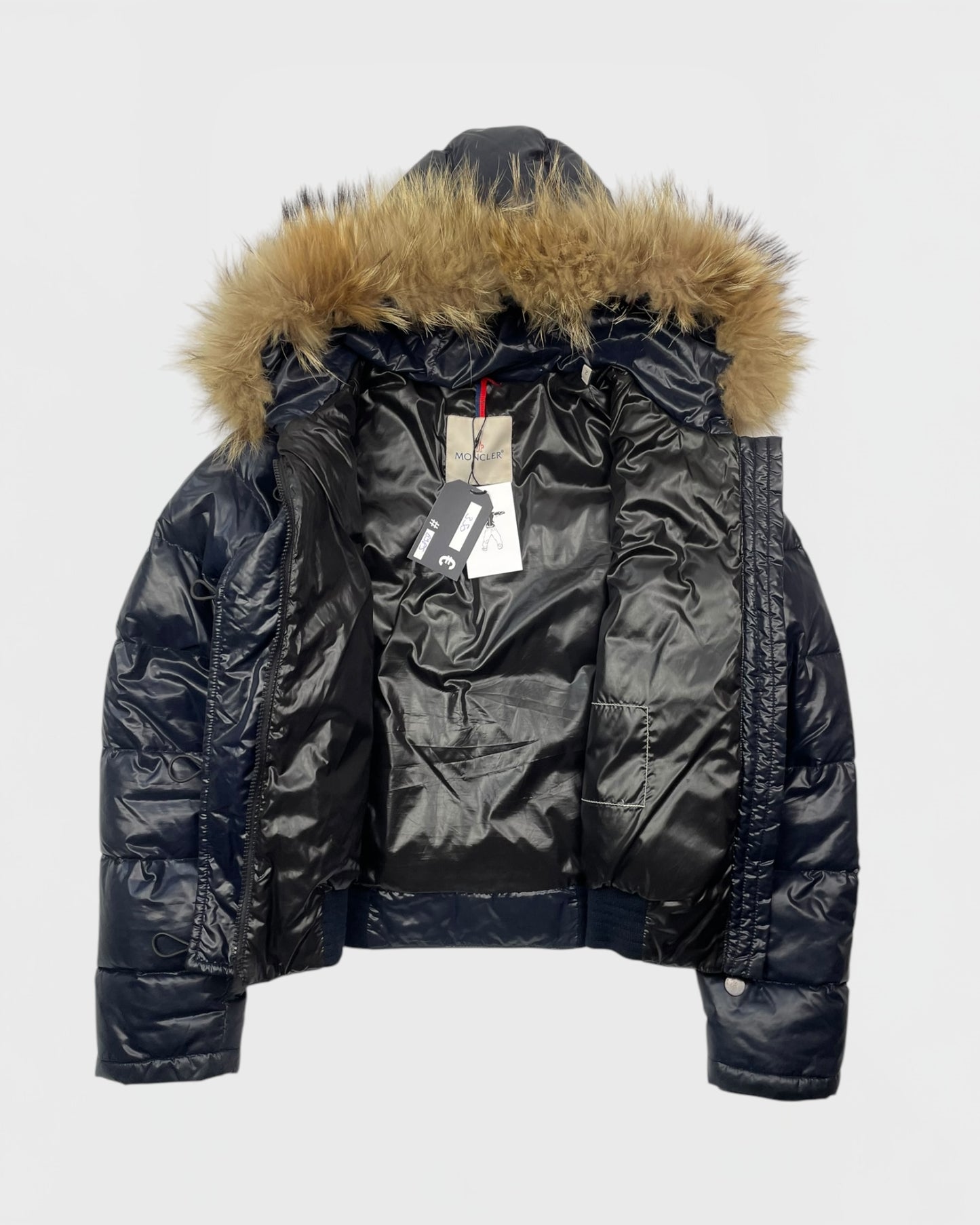 Moncler fur puffer jacket / doudoune