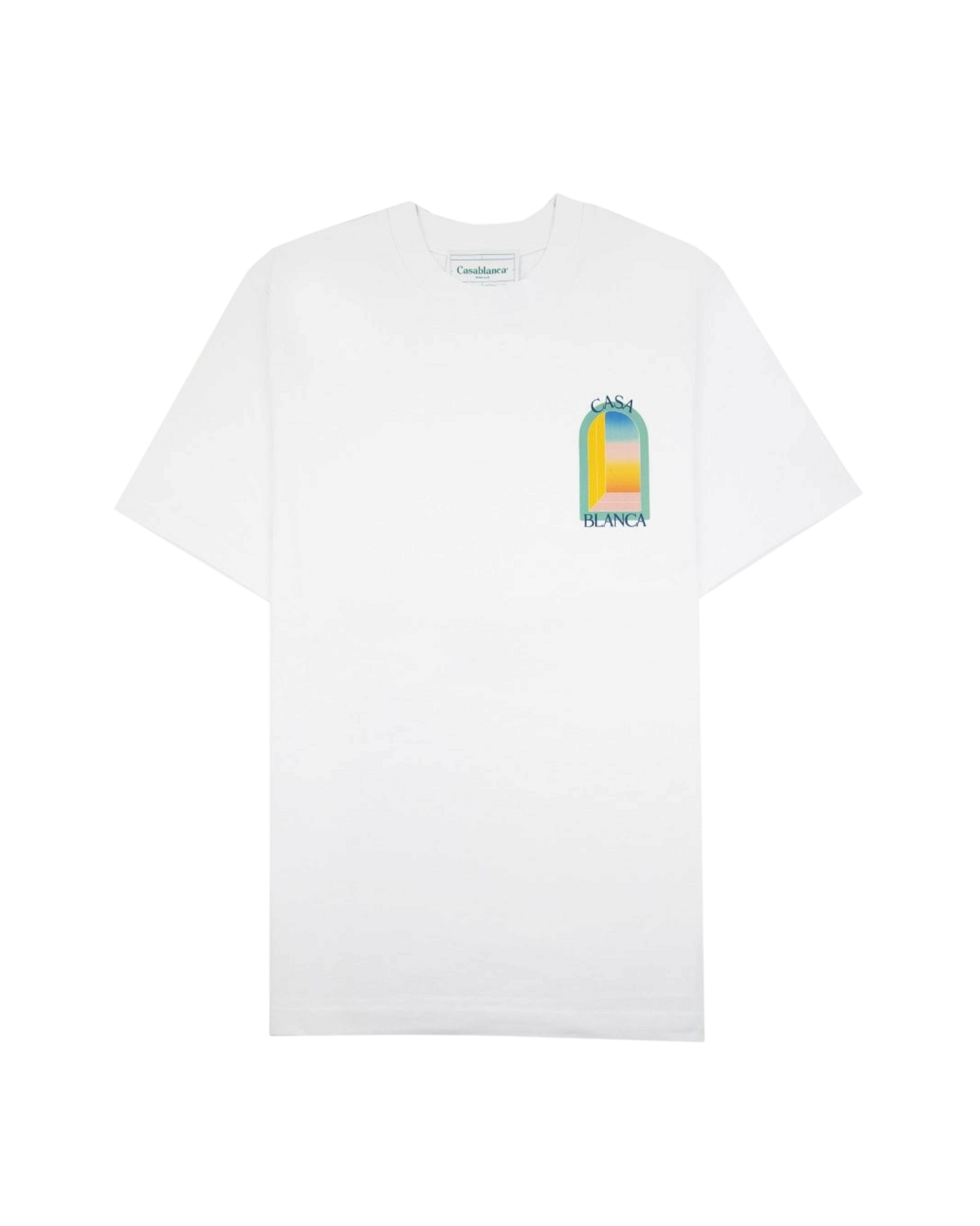 Casablanca t-shirt en coton blanc