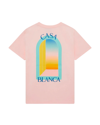 Casablanca t-shirt en coton rose
