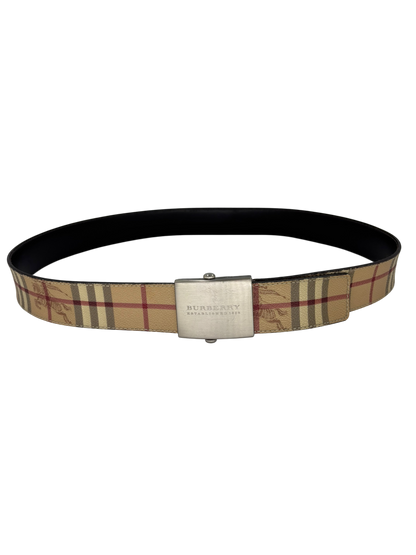 Burberry Ceinture Tartan Beige