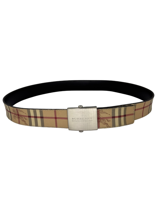 Burberry Ceinture Tartan Beige