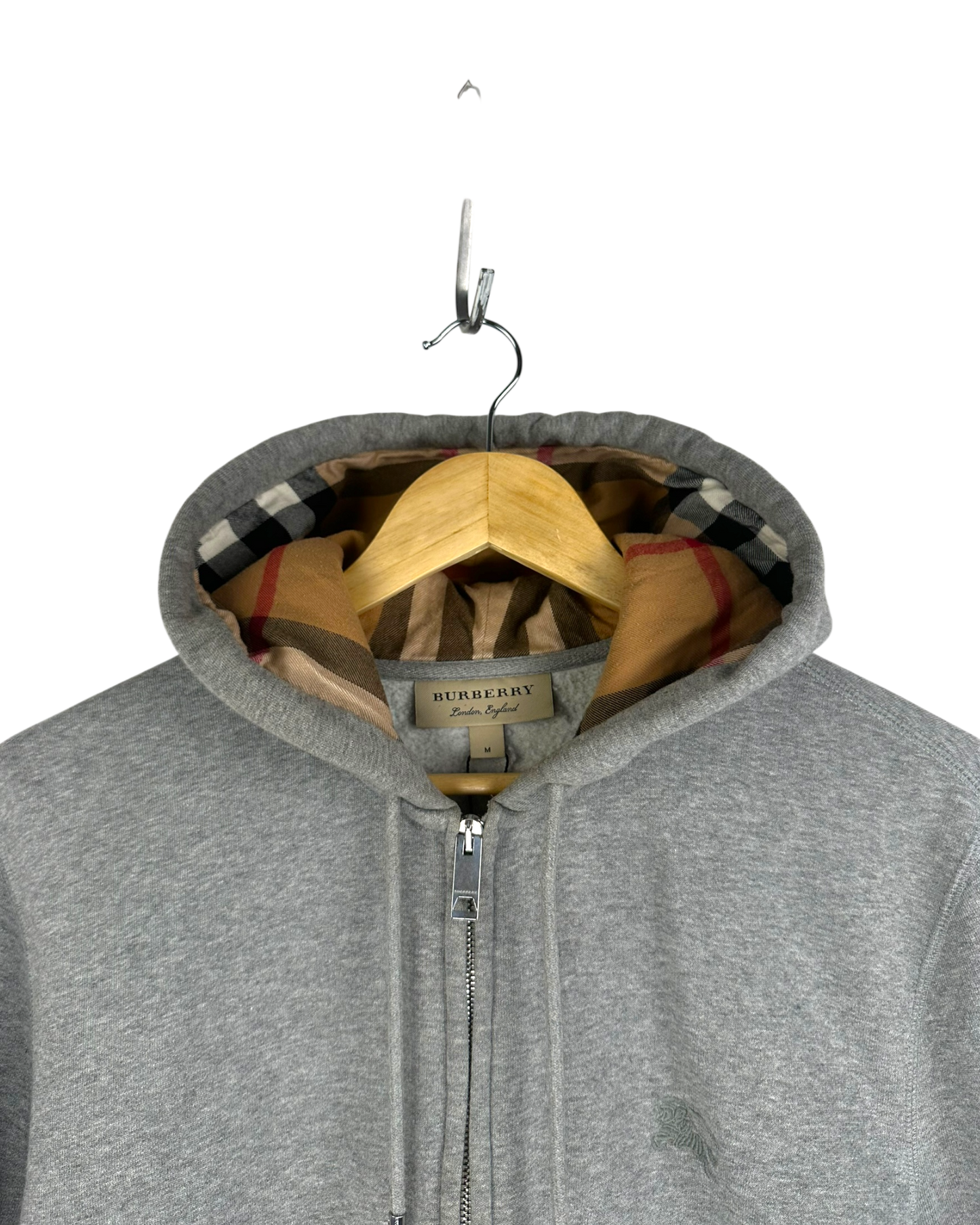 BURBERRY gilet à capuche
