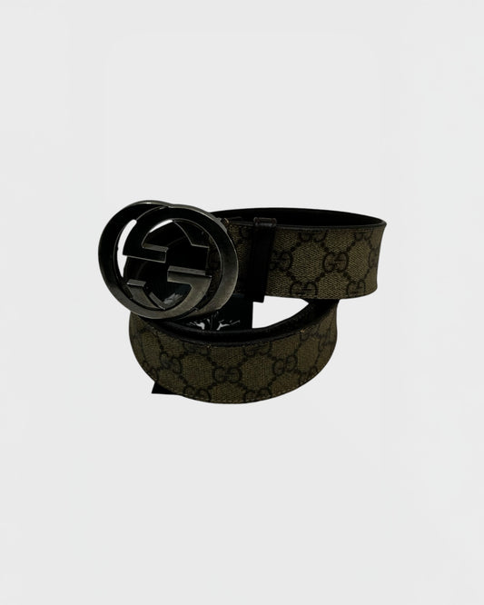 Gucci monogramme belt / ceinture