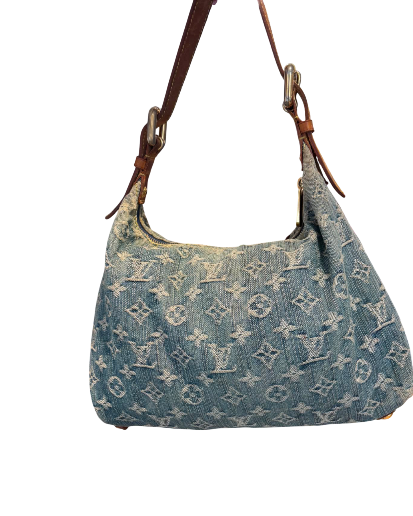 Louis Vuitton Sac porté épaule denim