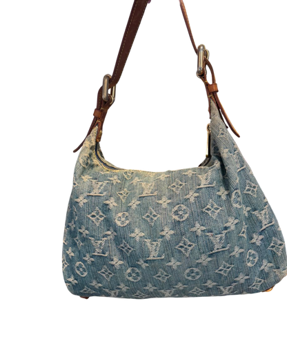 Louis Vuitton Sac porté épaule denim