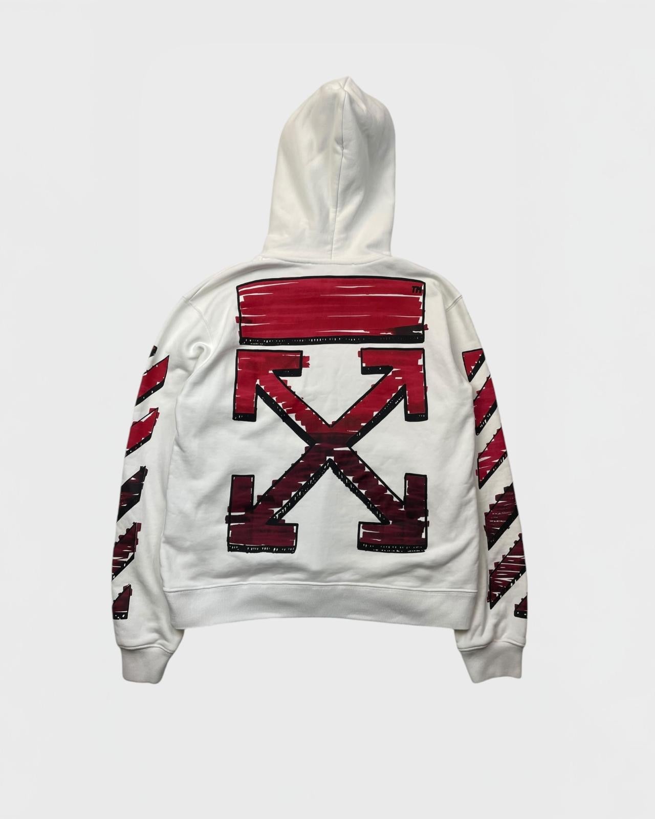 Off white hoodie / pull  (L)