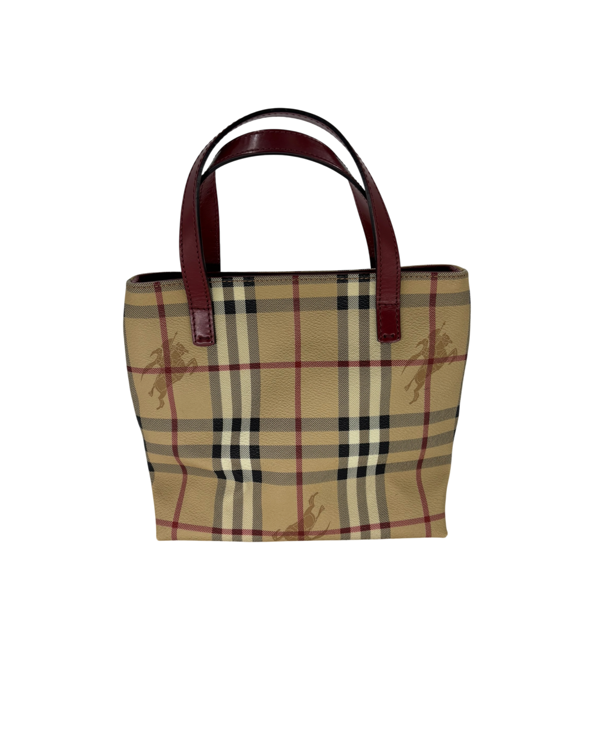 Burberry Sac à main Tartan beige