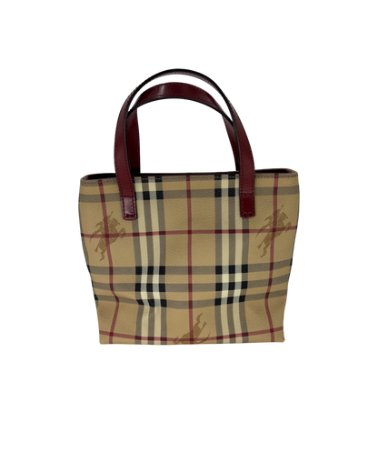 Burberry Sac à main Tartan beige