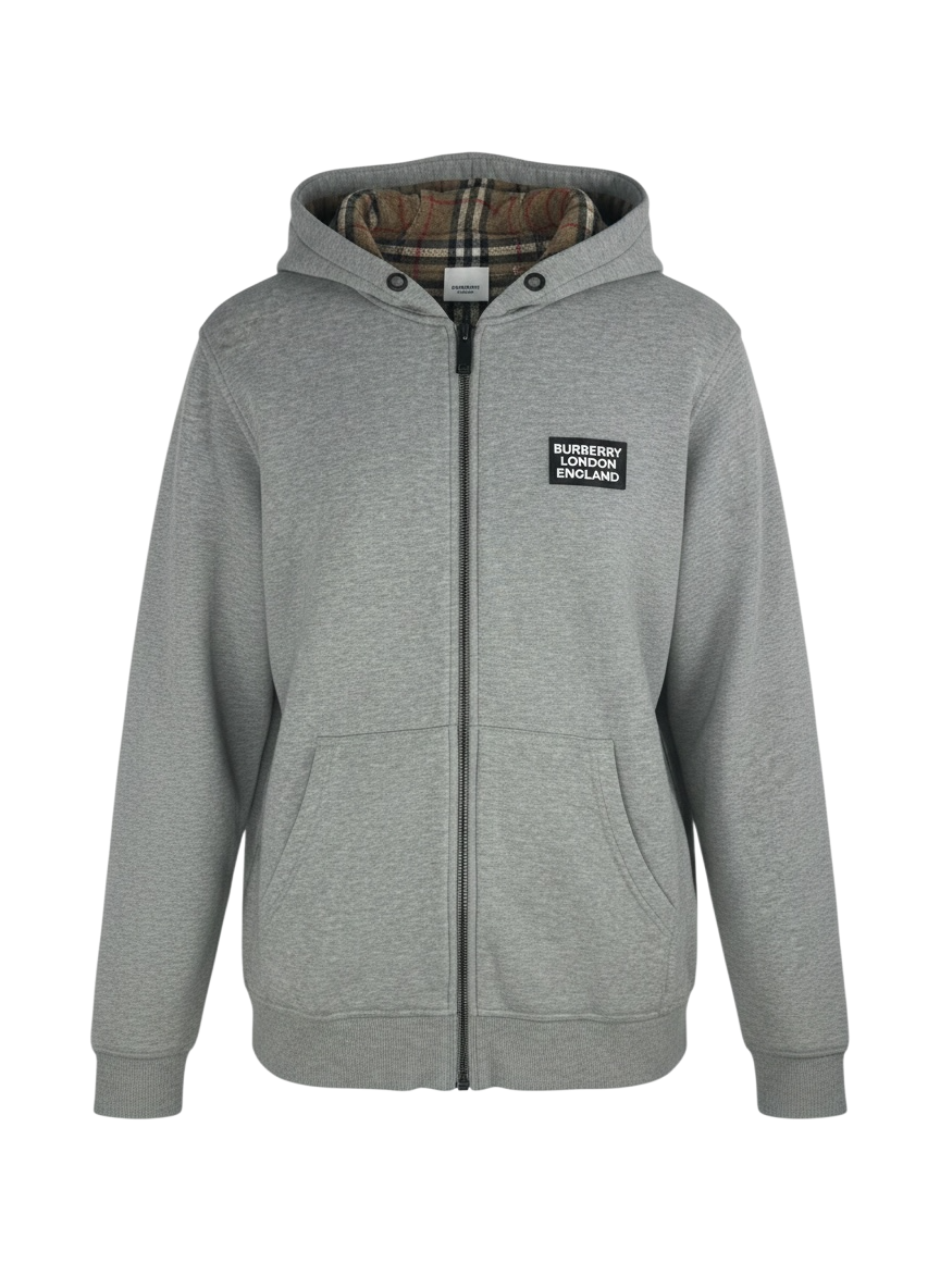 Burberry gilet à capuche