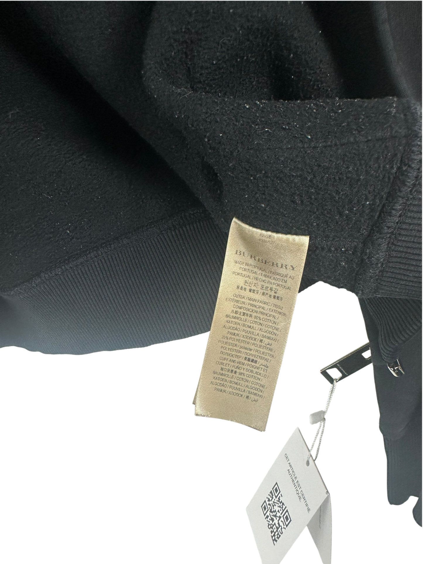 Burberry gilet à capuche