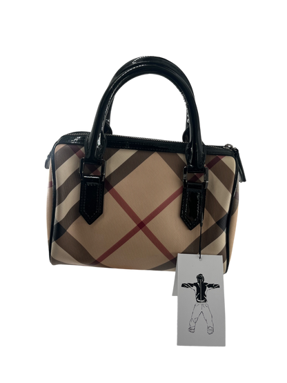 Burberry sac en cuir the barrel
