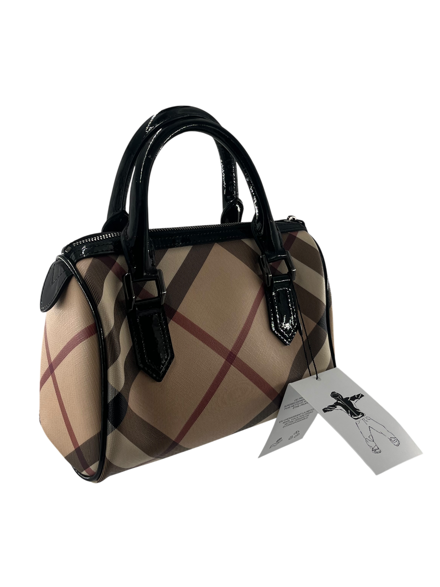 Burberry sac en cuir the barrel