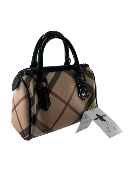 Burberry sac en cuir the barrel