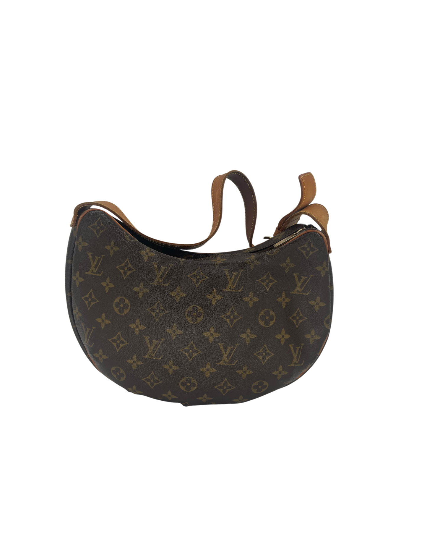 Louis Vuitton Sac à main croissant monogram marron