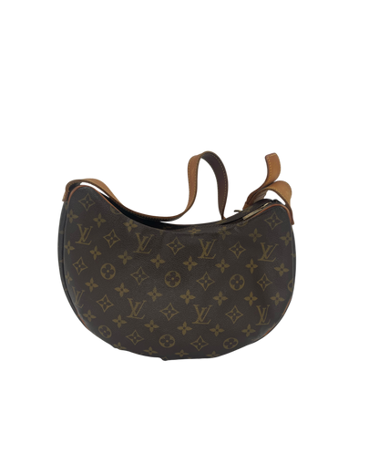 Louis Vuitton Sac à main croissant monogram marron