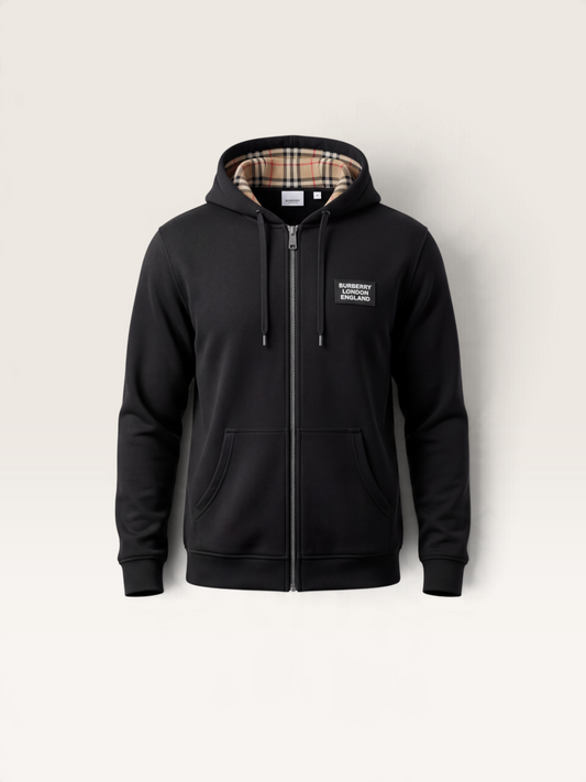 Burberry gilet à capuche